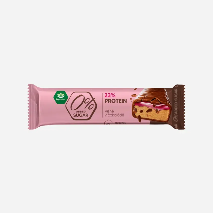 0% SUGAR protein tyčinka - Višně v čokoládě 12 x 40 g