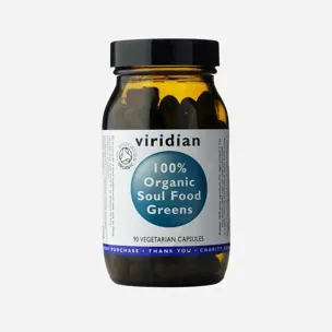 100% Organic Soul Food Greens 6 x 90 kapslí