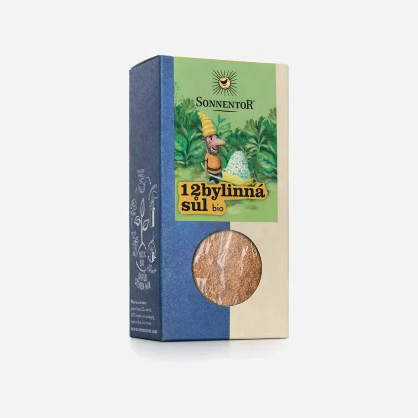 12 bylinná sůl bio 6 x 120 g