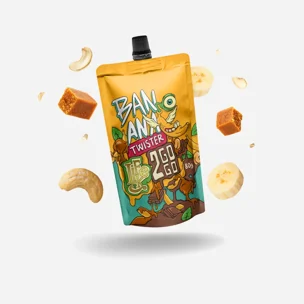 2GOGO Banana twister 6 x 80 g