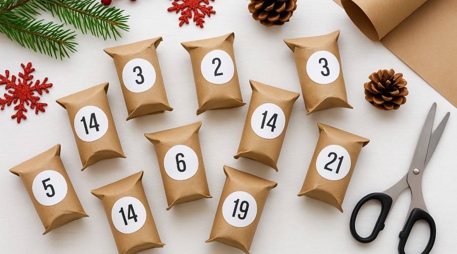 Adventní kalendář DIY Grizly