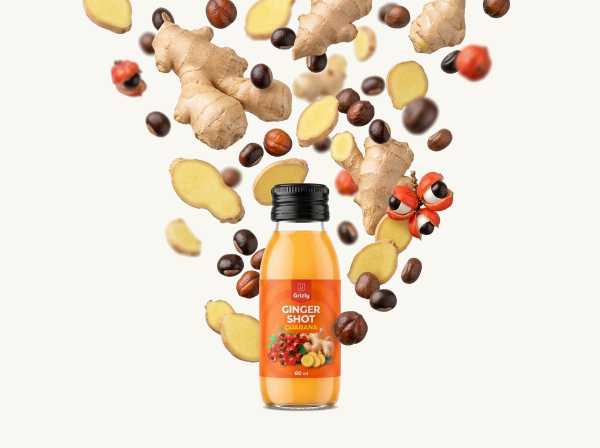 zázvor a guarana