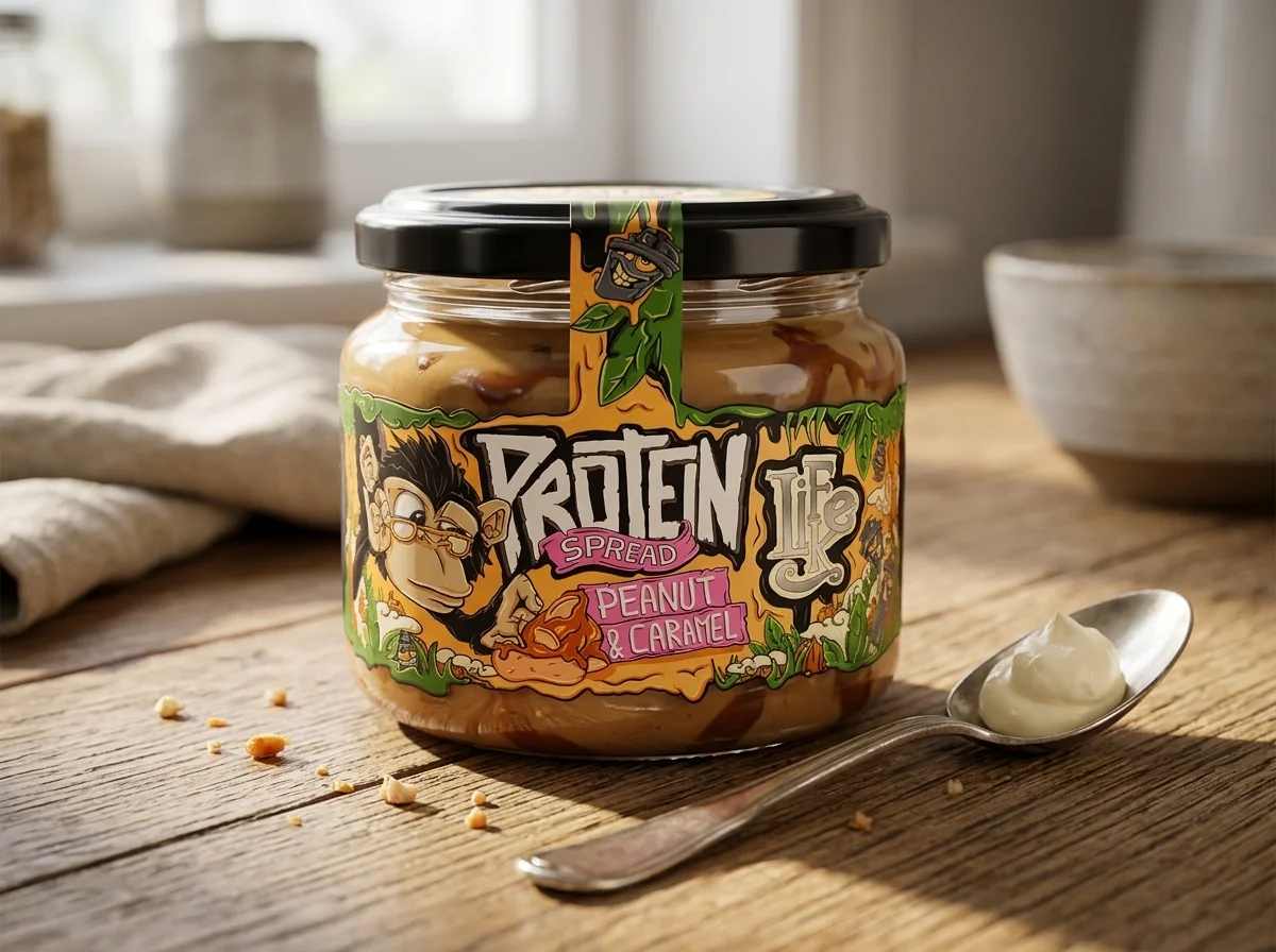 arašídový krém karamel