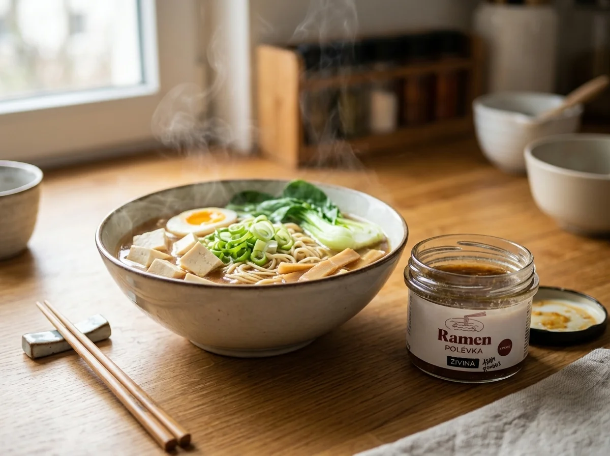 miska ramen polévky
