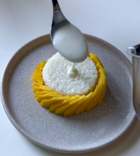 Mango sticky rice recept Grizly