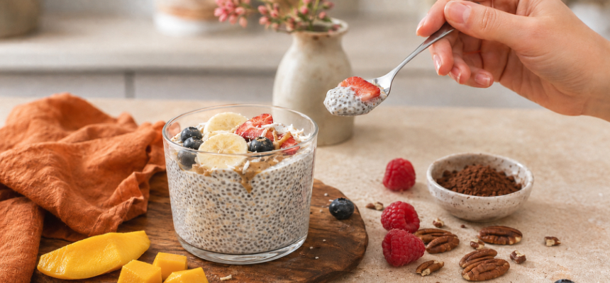 Chia pudink: Základní recept + 6 chutných variací