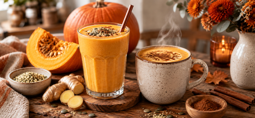 Dýňový nápoj se zázvorem: Recept na smoothie i teplou verzi