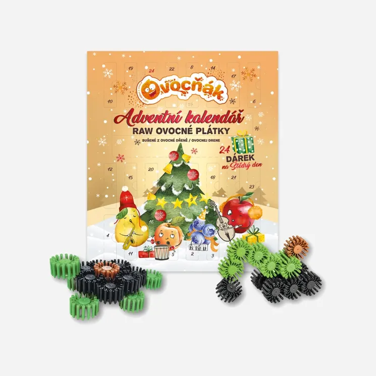 Adventní kalendář ovocné plátky 6 x 240 g