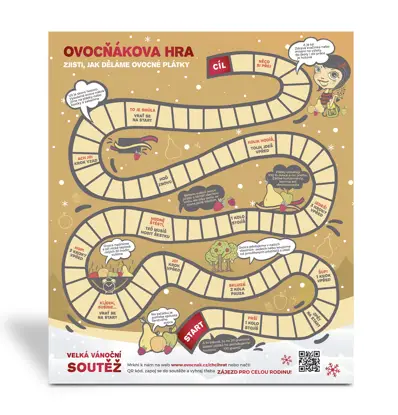 Adventní kalendář ovocné plátky