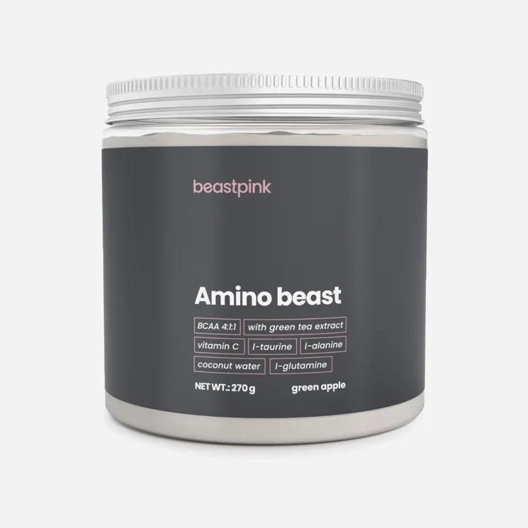 Amino Beast  - zelené jablko 6 x 270 g