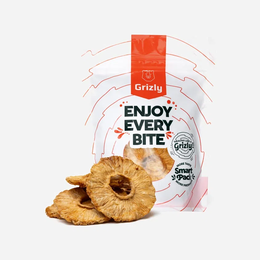 Ananas sušený 100% natural kroužky