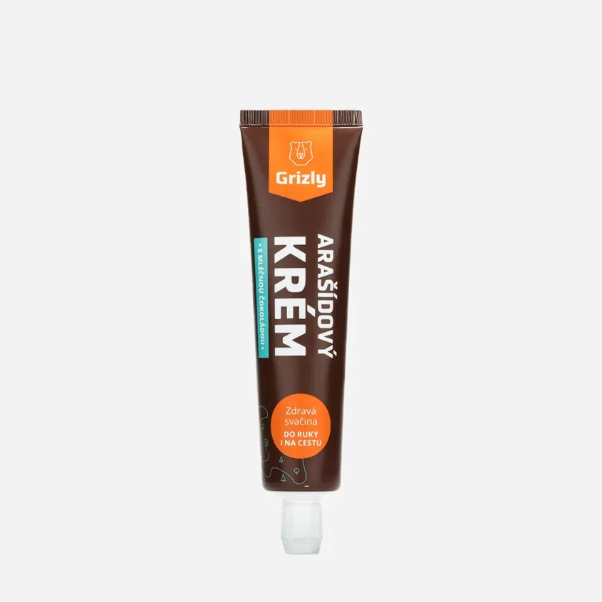 Arašídový krém s mléčnou čokoládou v tubě 5 x 75 g