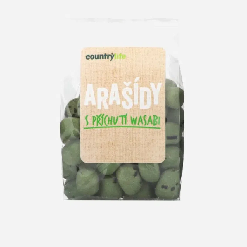 Arašídy s příchutí wasabi 5 x 100 g