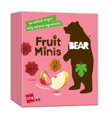 Bear Minis jahoda a jablko