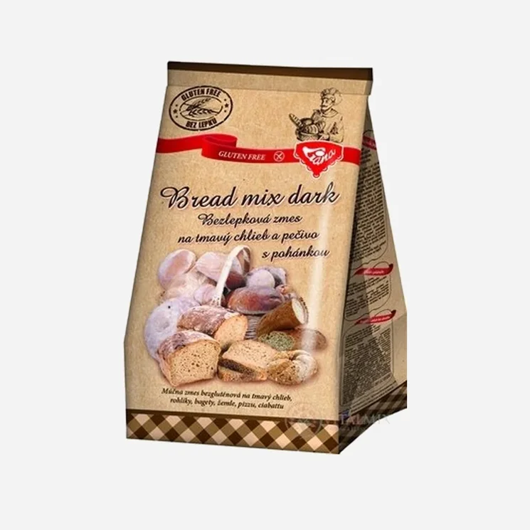Bezlepková směs na tmavý chléb