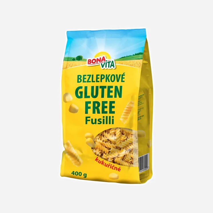 Bezlepkové kukuřičné fusilli