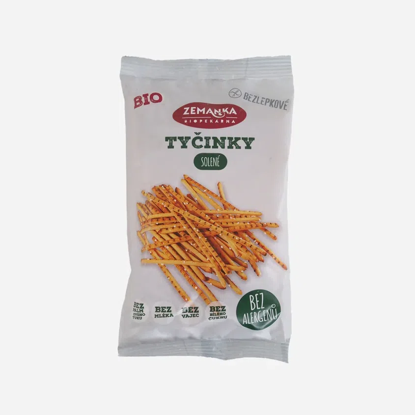 Bezlepkové tyčinky solené BIO