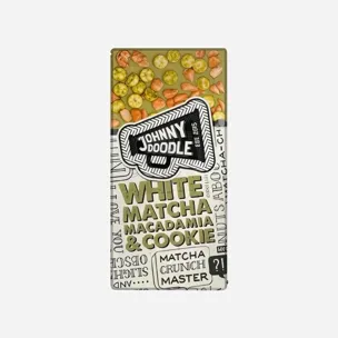 Bílá čokoláda, matcha, makadamové ořechy a sušenky 6 x 150 g