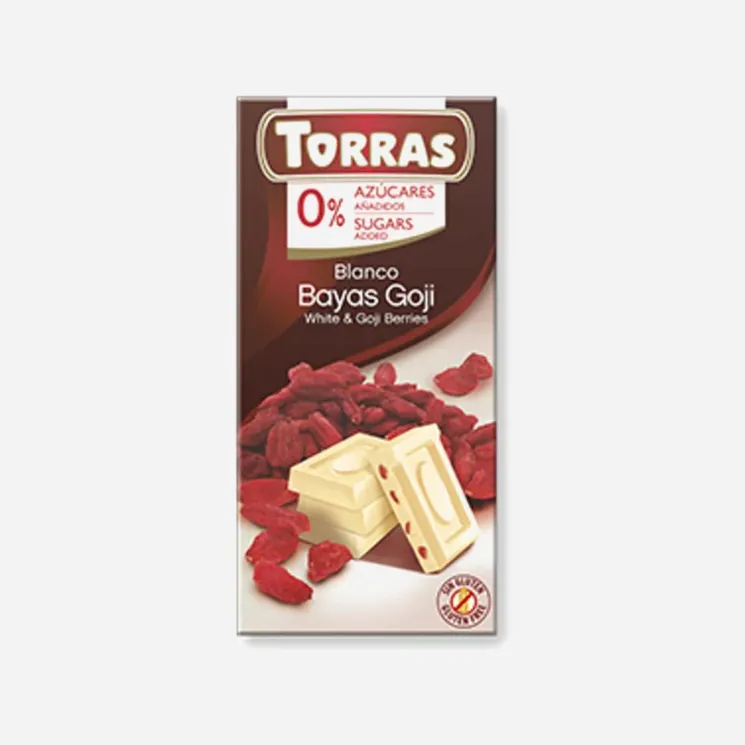 Bílá čokoláda s goji