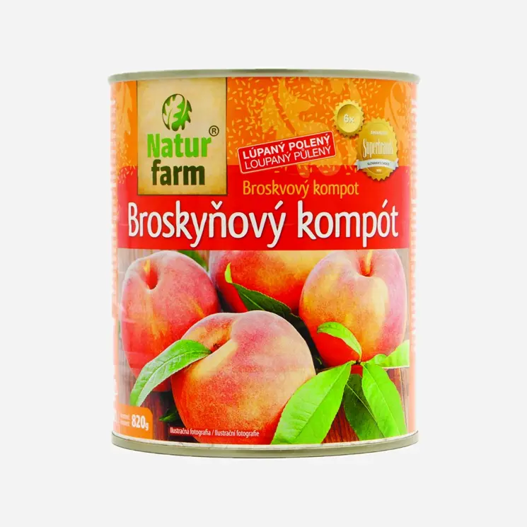 Broskvový kompot 6 x 820 g