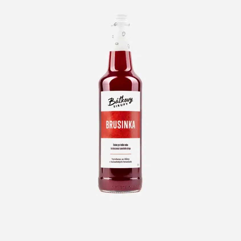 Brusinkový sirup 12 x 500 ml