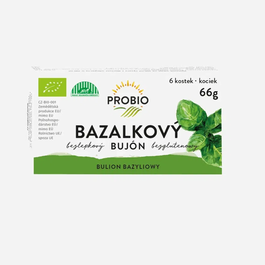 Bujón bazalkový kostky BIO 66 g