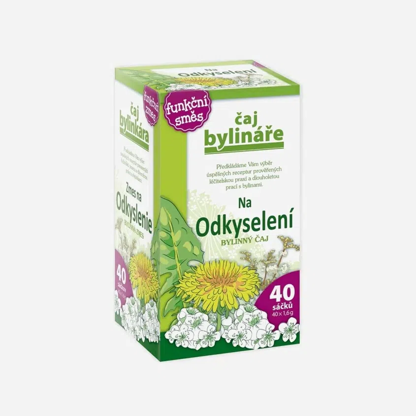 Bylinář čaj Odkyselení organismu 6 x 40 sáčků