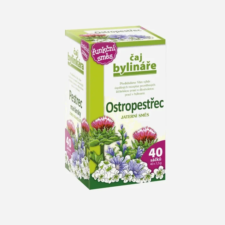 Bylinář čaj Ostropestřec jaterní směs
