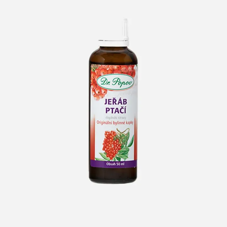 bylinné kapky Jeřáb ptačí 6 x 50 ml