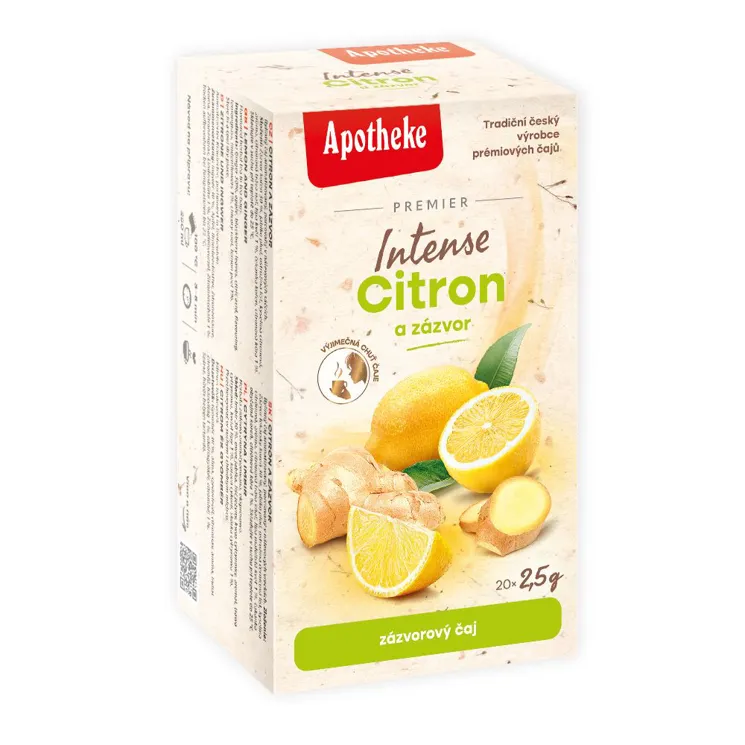 Čaj citron a zázvor 6 x 20 sáčků