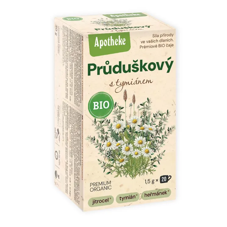 Čaj průduškový s tymiánem BIO 6 x 20 sáčků