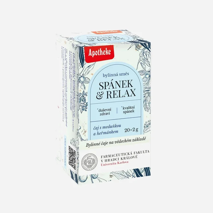 Čaj Spánek a relax Farmaceutická fakulta 6 x 20 sáčků