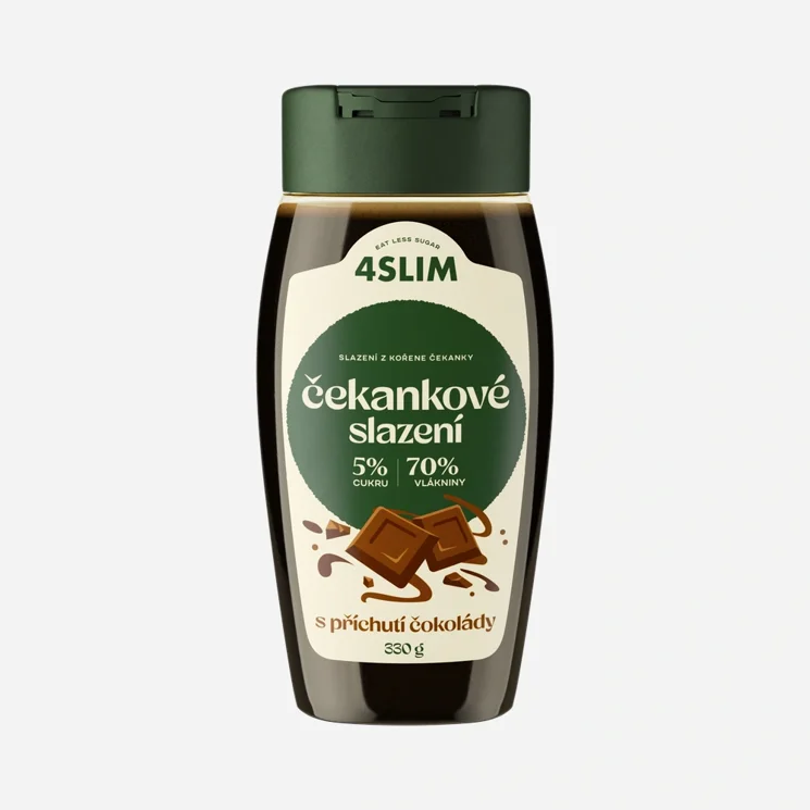 Čekankový topping s příchutí čokolády