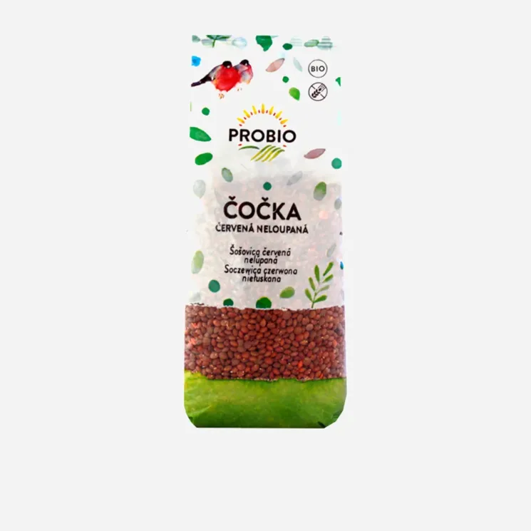 Červená čočka neloupaná BIO 6 x 500 g