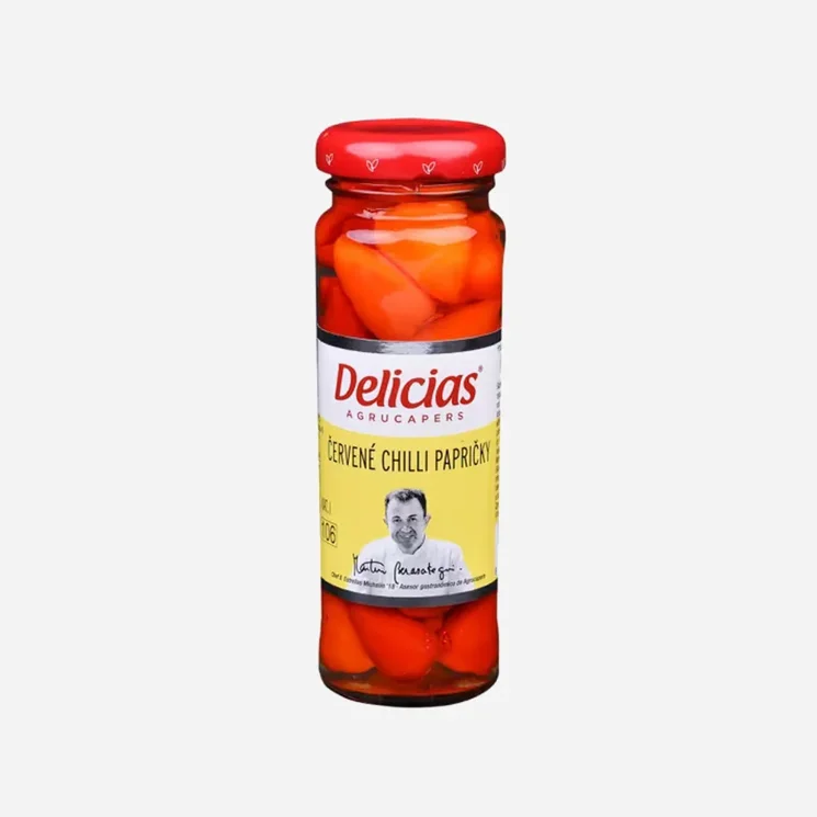 Červené chilli papričky