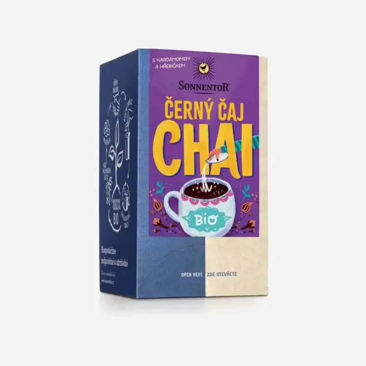 Chai černý čaj BIO 6 x 18 sáčků
