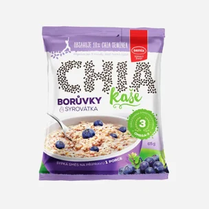 CHIA KAŠE borůvky a syrovátka