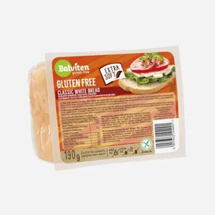 Chléb světlý krájený bez lepku 6 x 190 g