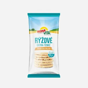 Chlebíčky rýžové s jogurtovou polevou 6 x 70 g