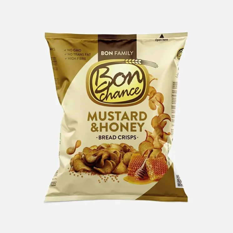 Chlebové chipsy s medem a hořčicí 6 x 120 g