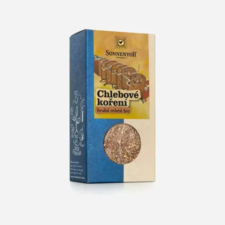 Chlebové koření hrubě mleté  BIO