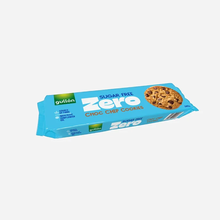 Choc chip sušenky s kousky čokolády bez cukru, se sladidly 6 x 150 g
