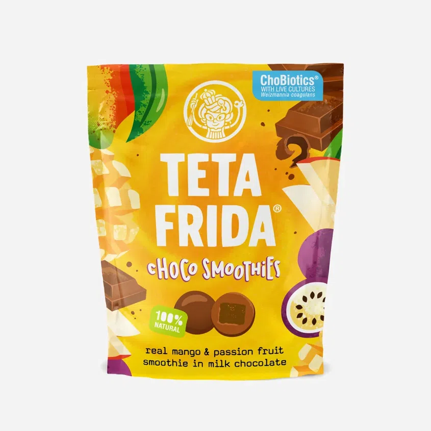 Choco Smoothies pravé mango a marakuja v mléčné čokoládě
