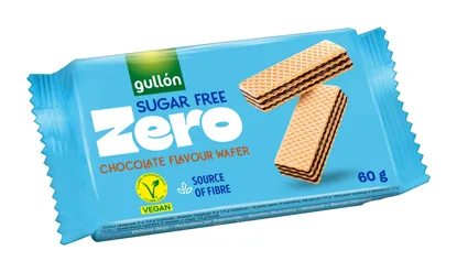 Chocolate wafer Oplatky plněné čokoladovým krémem, bez cukru, se sladidly