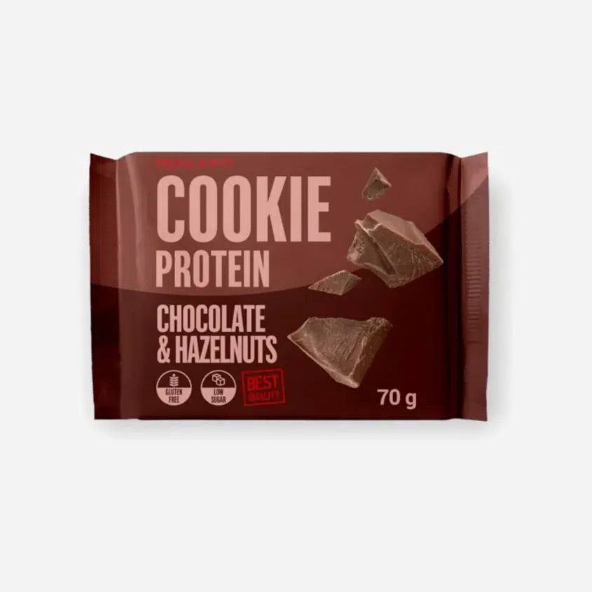 Cookie protein čokoláda a lískový ořech 6 x 70 g