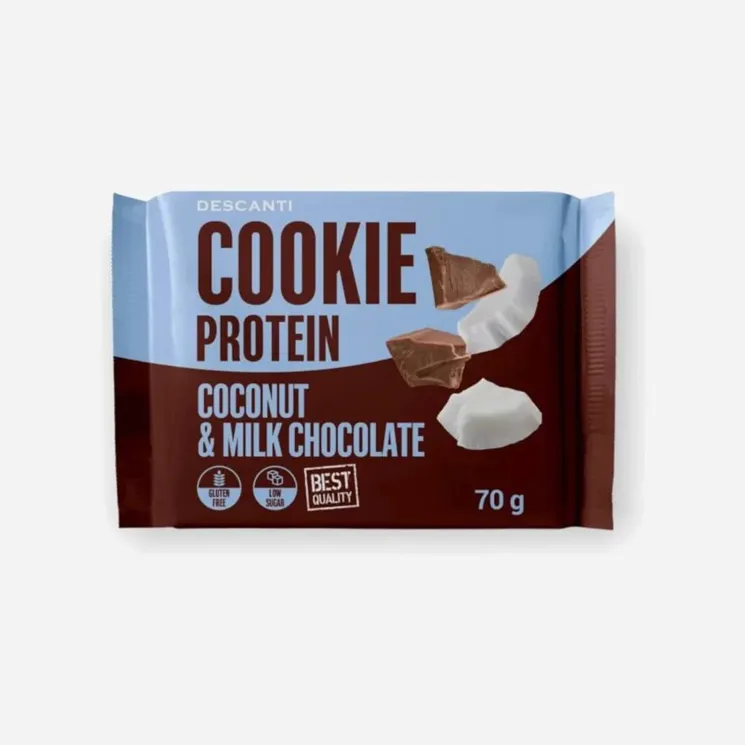 Cookie protein kokos a mléčná čokoláda 6 x 70 g