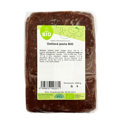 Datlová pasta BIO