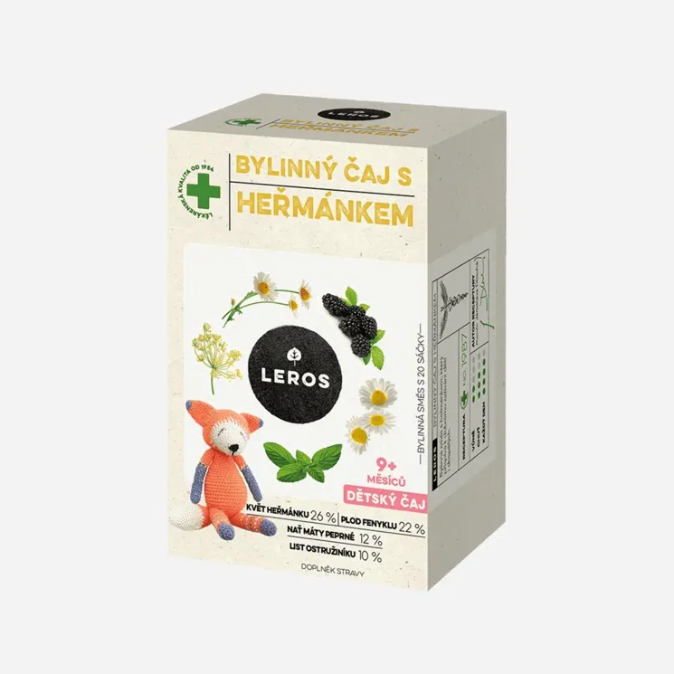 Dětský bylinný čaj s heřmánkem BIO 20 sáčků