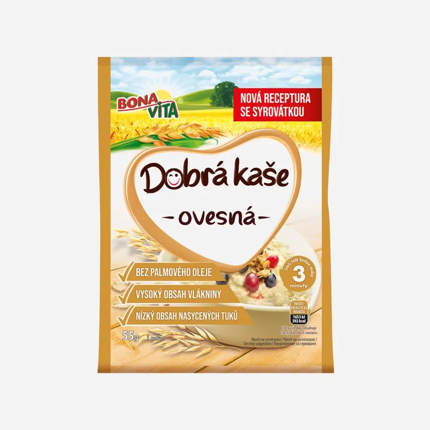 Dobrá kaše ovesná natural