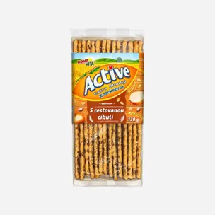 Extra dlouhý knäckebrot s restovanou cibulí 6 x 130 g